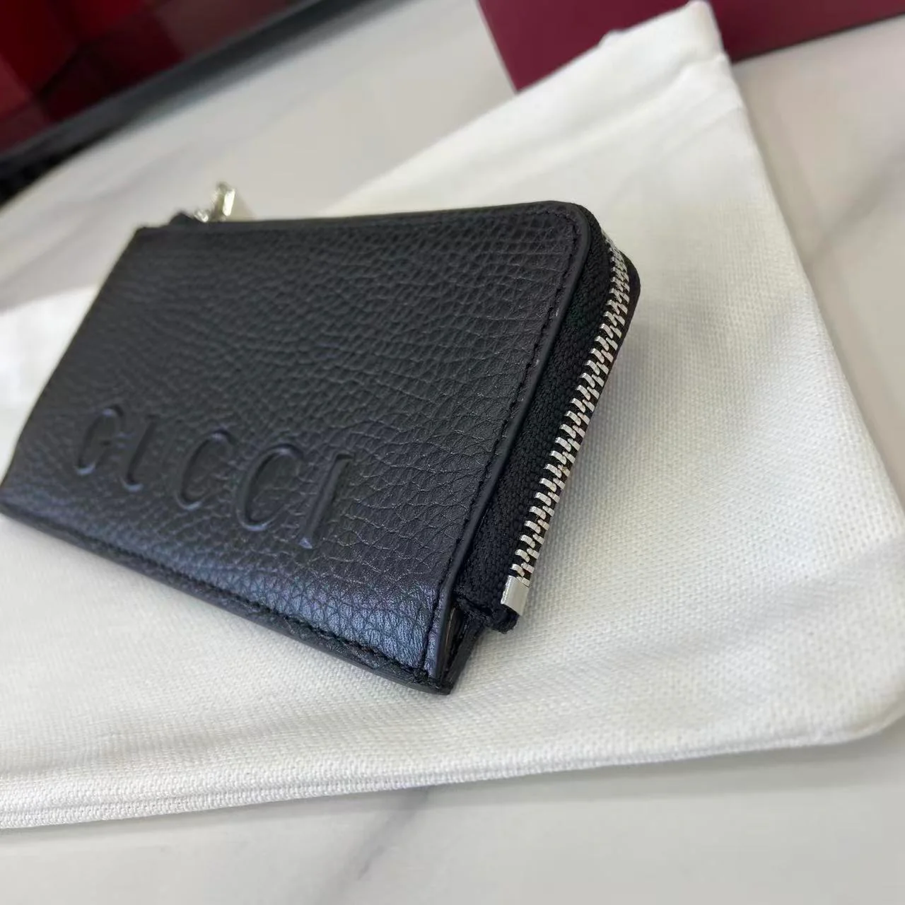 Gucci 25 Wallet Black Grained Cowhide 290505 - Image 2