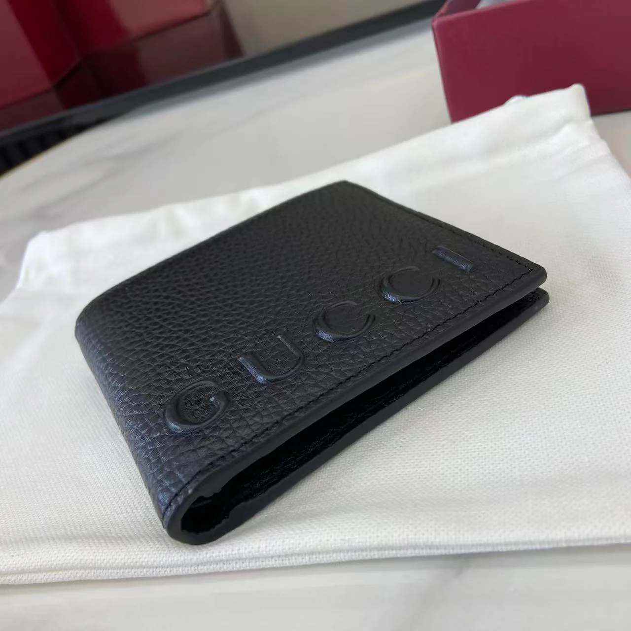Gucci 25 Wallet 11cm Black Grained Cowhide 290506 - Image 6
