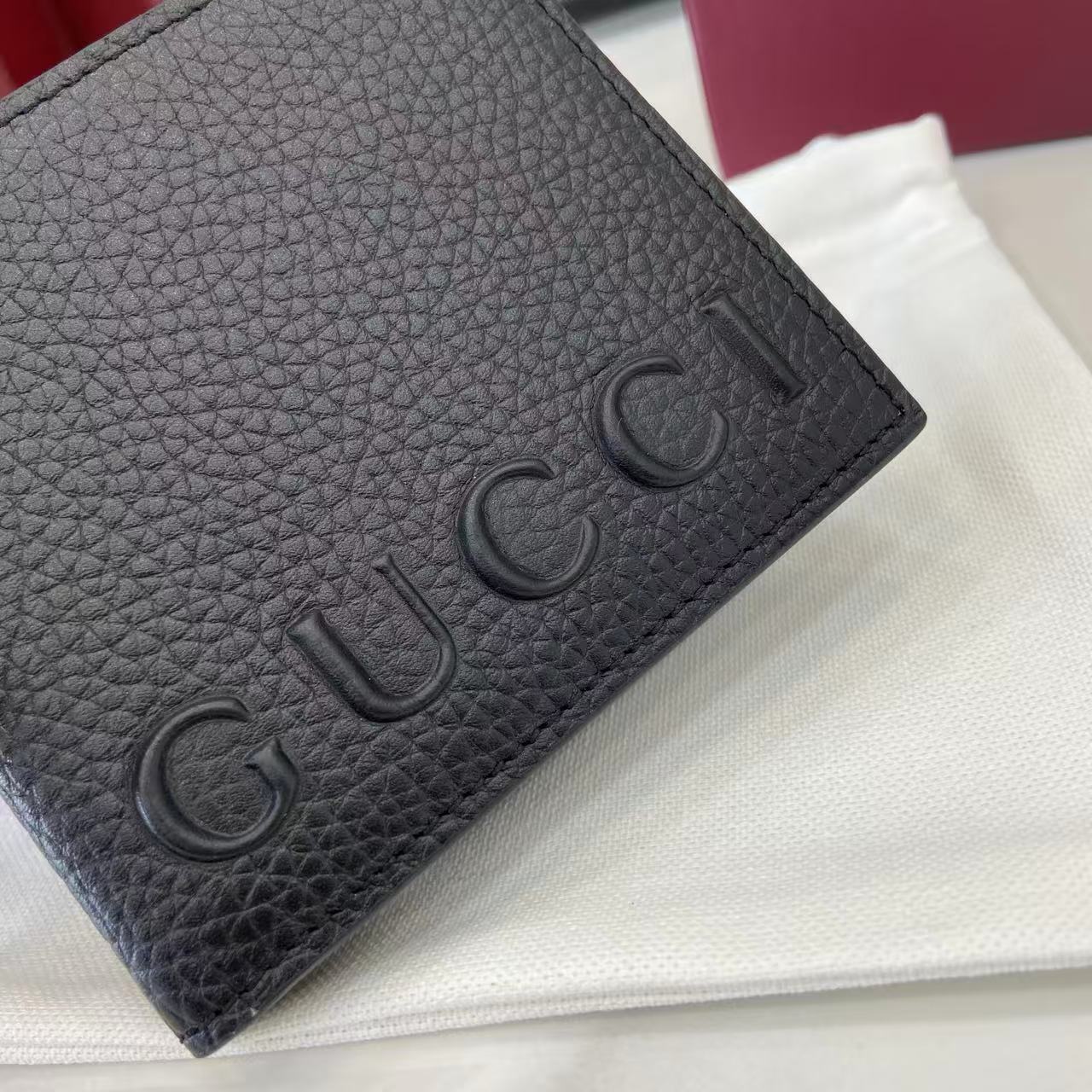Gucci 25 Wallet 11cm Black Grained Cowhide 290506 - Image 8