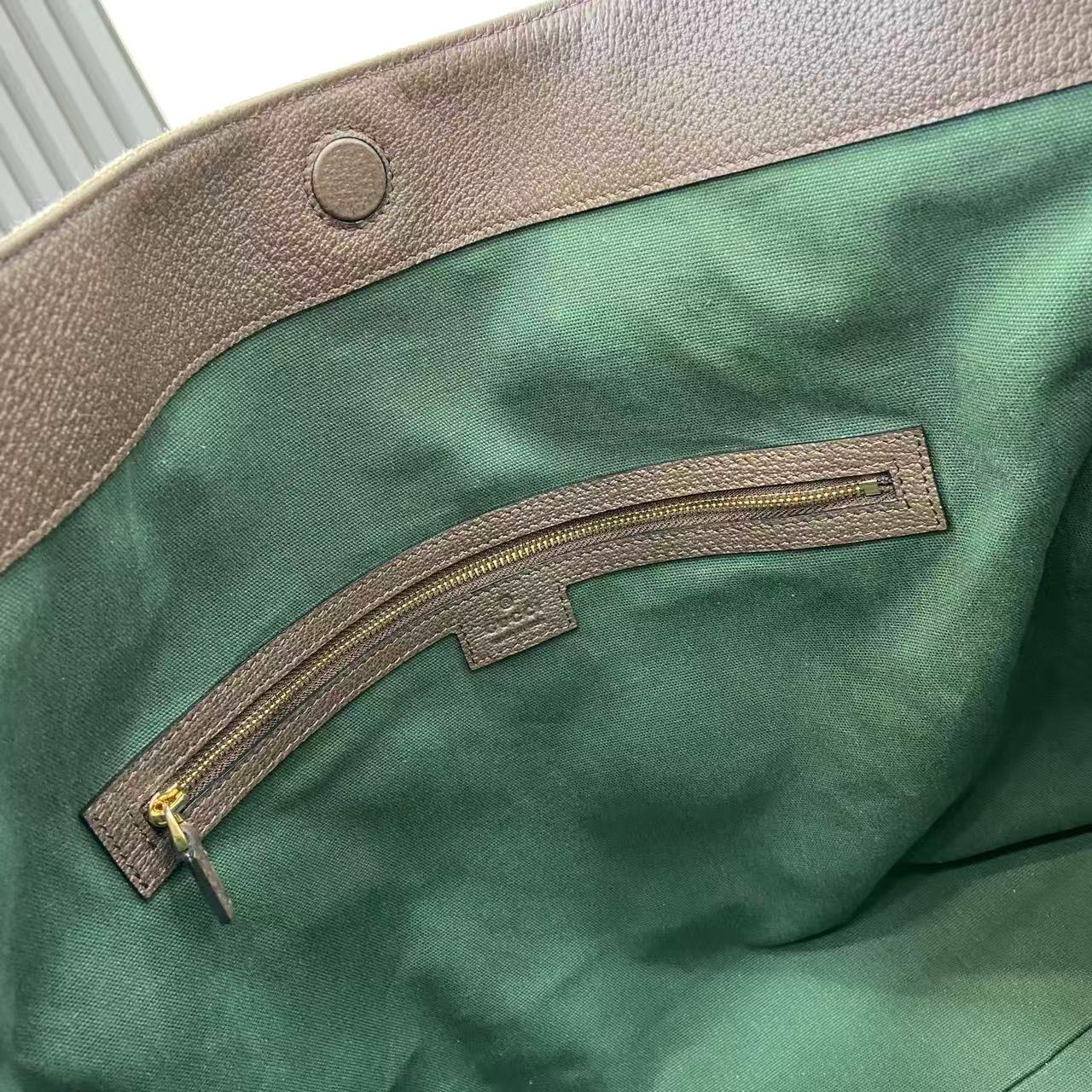 Gucci 25 Beatrix 40cm Handbag Beige mix Dark Brown Canvas Leather 292317 - Image 2