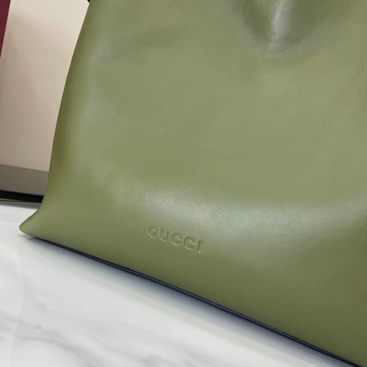 Gucci 25 Beatrix Handbag Green Smooth Cowhide 292565 - Image 5