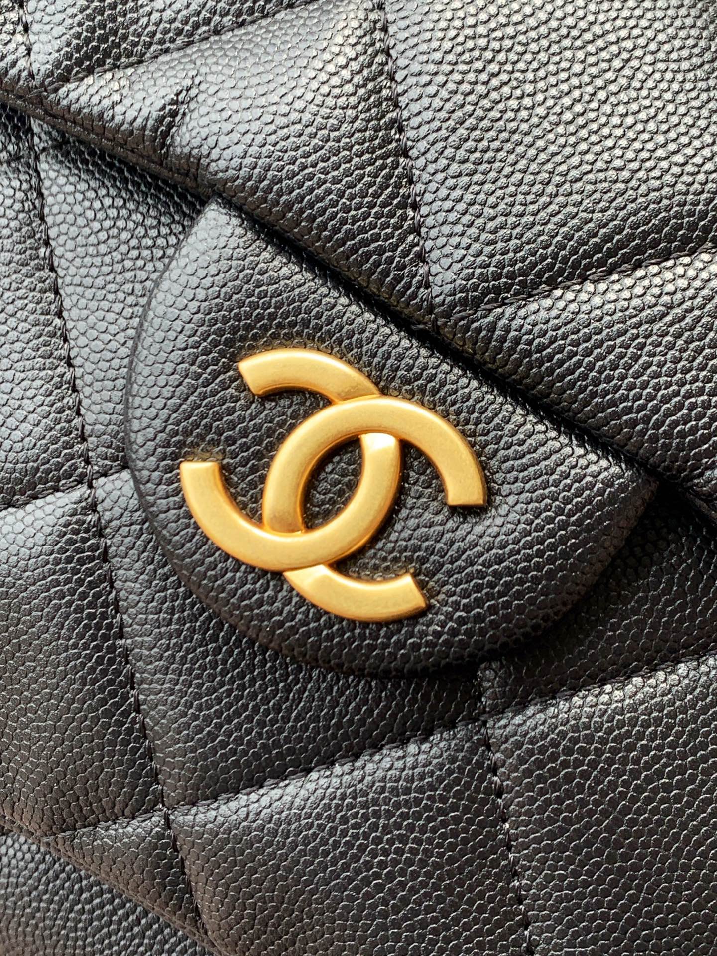 Chanel 25K Backpack Black Gold Lambskin 295192 - Image 5