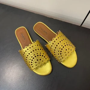 alaia mule gold metalic vienne lambskin